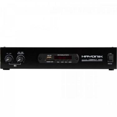 Imagem de Amplificador 80w Rms Com Bluetooth Compact 1000 Hayonik