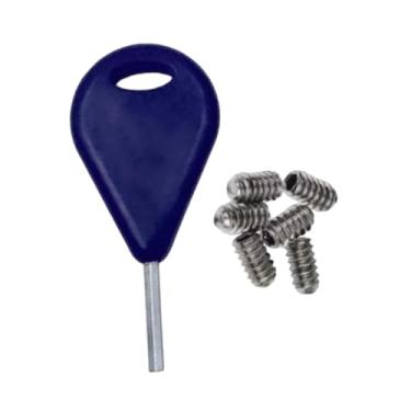 Imagem de Colaxi Chave para quilha de surf com parafuso de fixação universal portátil, ferramenta para quilha de surf, Azul