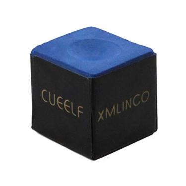 Imagem de CUEELF Giz profissional de taco de bilhar para sinuca - 1 peça para tacos de sinuca e bastões de bilhar - azul