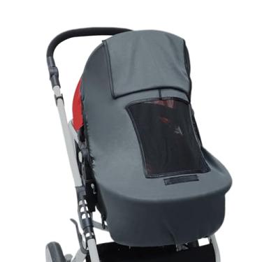 Imagem de Capa De Sol Para Carrinho De Bebê | Sombrinha Para Carrinho De Bebé Chuva E Sol,Acessórios Com Proteção UV Para Passeios Diários, Compras E Pique-Nique