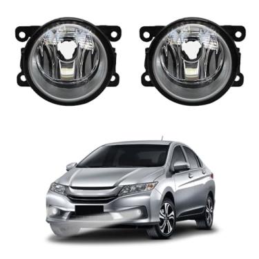 Imagem de Par Farol de Milha para City 2015 a 2021 Farolete Auxiliar Neblina