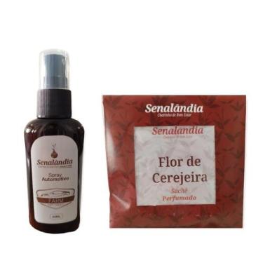 Imagem de Kit Carro Novo Perfumado com 1 Aromatizador Automotivo 60ml + 1 Sachê 