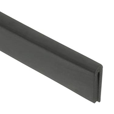 Imagem de PATIKIL Acabamento de borda de borracha de 1/40.6 cm, protetor de borda de canal U flexível de 3 m para chapa metálica, portas de carros, escotilhas, cantos de mesa, preto