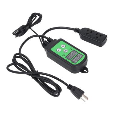 Imagem de Hilitand Dehumidificador de Umidificador Duplo de 1500W Com Grandes Telas LED Duplo, Regulador Umidade Digital pré -conectada para Cultivo Cogumelos, Controlador Umidade (#1)