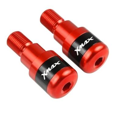 Imagem de Extremidades das manoplas do guidão da motocicleta, tampas das extremidades dos manípulos, acessórios deslizantes de peso para XMAX 400 2013-2016 XMAX250 XMAX125