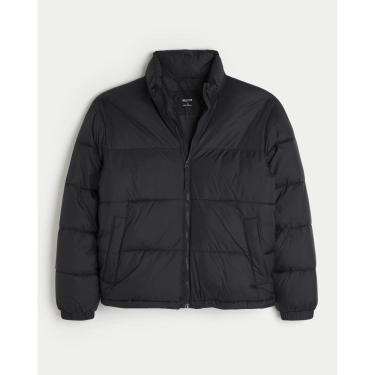 Imagem de Jaqueta Puffer Masculina Hollister Boxy Preta