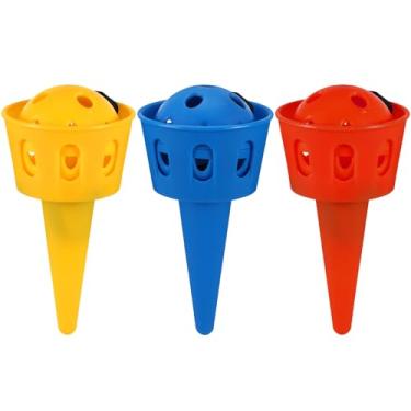 Imagem de Toyvian 3 Peças De Brinquedos Infantis, Conjunto Para Crianças, Bola Brinquedo, Jogo Pega-Pega Porta Entrada, Copo, Pegar No Verão, Cor Aleatória