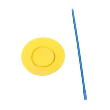 Imagem de predolo Prato giratório para malabarismo, brinquedos de jogo, prato giratório para circo, habilidade de equilíbrio, adereço para desempenho de habilidades de, Amarelo