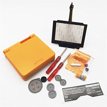 Imagem de Exsek — Pacote de reposição de peças completas para a série Nintendo Gameboy, SP orange