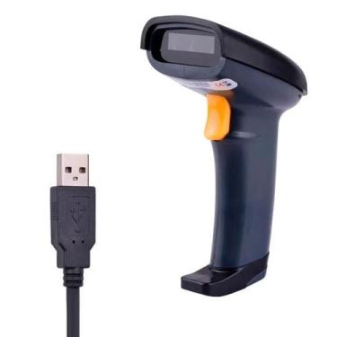 Imagem de Leitor Código Barras Scanner Rápido Tipo Pistola Usb - RELET