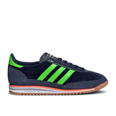 Imagem de adidas SL72 Tênis feminino, Índigo noturno/verde solar/chiclete, 38