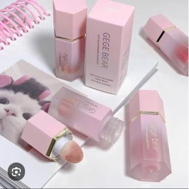 Imagem de Gege Bear - Blush Líquido 3 em 1 -Sombra, Blush e Batom - Longa Duração e À Prova D'água - Maquiagem Asiática n#2