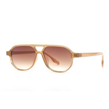 Imagem de HCPIHF Óculos de sol retrô fashion feminino masculino praia vintage festa ao ar livre (3)