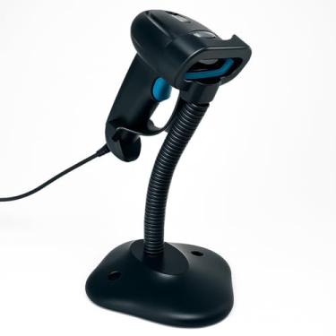 Imagem de Leitor de Código de Barras Exbom LCB150, Com Fio, Com Base Suporte, Preto, Conexão USB