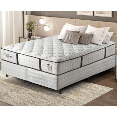 Imagem de Cama Box Conjugado King com Colchão (193x69x203) Veneza II Gazin CR35310