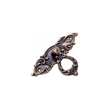 Imagem de Puxador Colonial Ouro Velho Alça Para Moveis  Com 10 Unidade