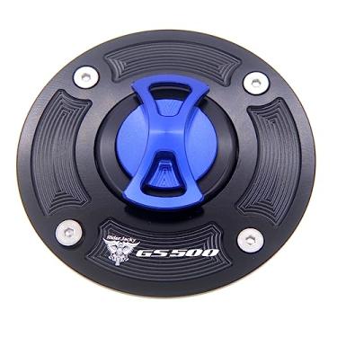 Imagem de Riderjacky Tampa do tanque de combustível de motocicleta sem chave para Suzuki GS500 RGV250 VJ22 (todos os anos) GS 500