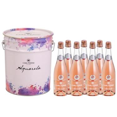 Imagem de Espumante Rosé Aquarela Casa Perini Balde C/7 Garrafas