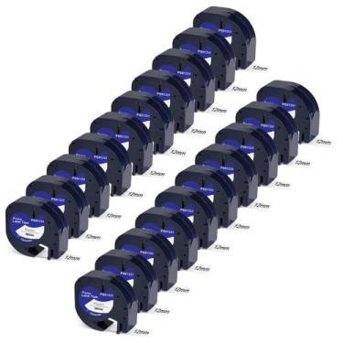 Imagem de Recargas de fita adesiva Pristar 91331 para DYMO LetraTag, pacote com 