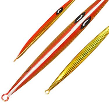 Imagem de ZZTWER Isca artificial, isca de robalo para fundição em costa, isca de pesca de metal lenta, 1 peça, 150 g, 200 g, 250 g, 300 g, 400 g