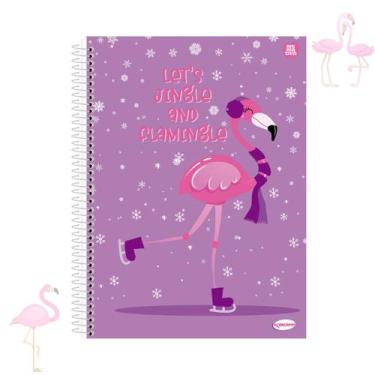Imagem de Caderno Espiral Universitário feminino 10 Matérias 200 folhas Animativ