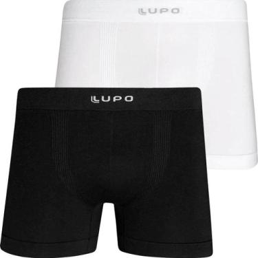 Imagem de Kit 2 Cuecas Boxer Lupo Original Em Micromodal Cueca Sem Costura Adult