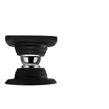 Imagem de Prendedor Trava Batedor Fixador De Porta Imã Magnético Adesivo Inox Preto Branco Cinza(Preto,2)