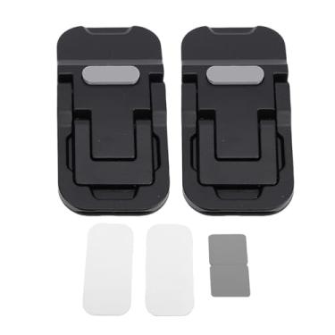 Imagem de Sanpyl 2PCS Riser do Teclado Portátil, Mini Laptop Auto -adesivo Com Liga de Alumínio 2 ângulo Ajustável, Suporte Invisível Dobrável para Mesa, Preto
