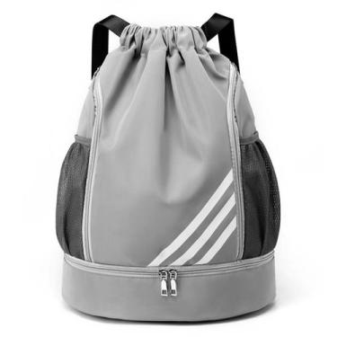 Imagem de Bolsa para Academia Esportiva com Bolso Frontal e Alças - Malissima, C