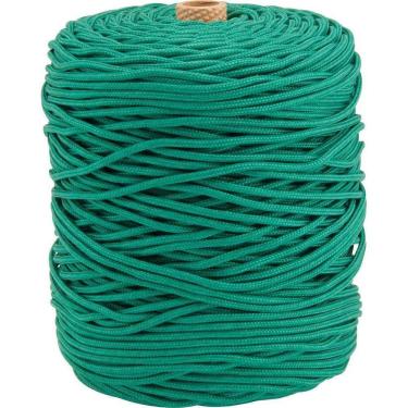 Imagem de Corda Multifilamento Trançada 6,0Mm 4,0Kg 191 Metros Verde P