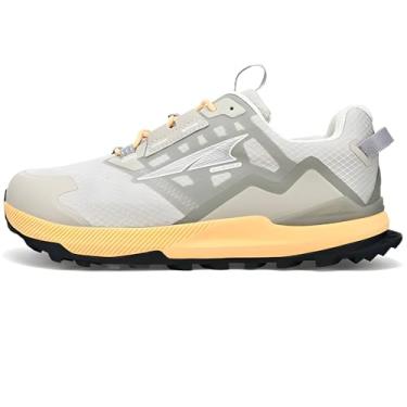 Imagem de ALTRA Women's AL0A7R7I Lone Peak All-WTHR Low 2 Trail Running Shoe, Gray/Orange - 10 M US