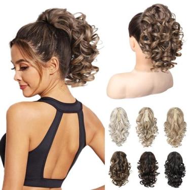 Imagem de Extensão de rabo de cavalo REECHO 12 Classic Loose Curly Wavy