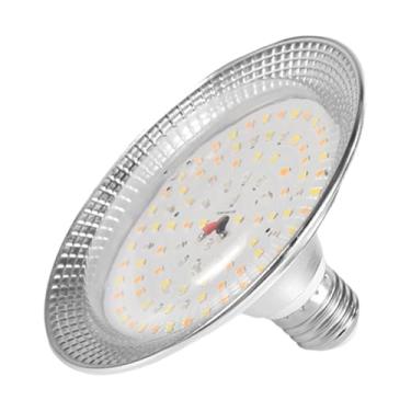 Imagem de FashionCha Lâmpada de Cultivo E27 18W para Estufa, à Prova D'água, para Tendas de Cultivo, Leve E de Alta Eficiência com 440μmol/M2/S 5,1 X 3,3 Polegadas, Espectro de 4000k, Tamanho real
