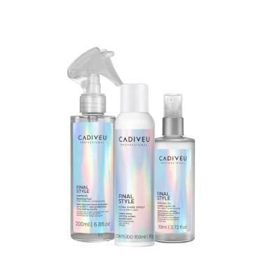 Imagem de Kit Cadiveu Professional Final Style Supreme Óleo G Fluido e Spray Brilho (3 produtos)