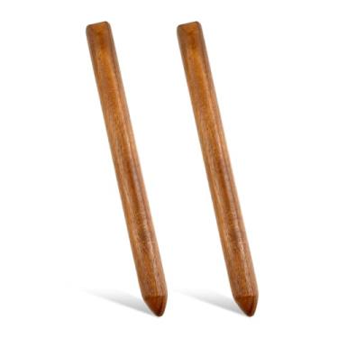 Imagem de KTZCTPCA Bastão de mistura de pão de madeira, misturador de massa, espátula de acácia, espátula de acácia, espátula de fermento, ferramentas para fazer pão, palito de mexer para cozinha