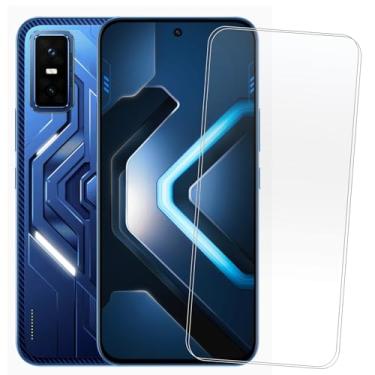 Imagem de NEOYUKL Protetor de tela de vidro temperado para Infinix GT 30 【6,78 polegadas】【Pacote com 2】, HD transparente antiarranhões, fácil instalação