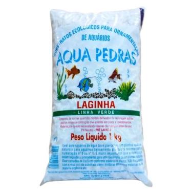 Imagem de Aqua Pedras Cascalho Laginha 1 1Kg Decoração Aquário Lago