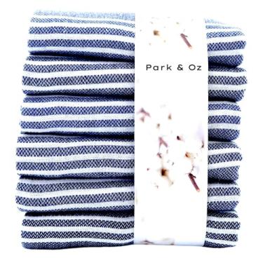 Imagem de PARK & OZ Toalhas de praia turcas – Pacote com 6 toalhas grandes 100% algodão de secagem rápida e sem areia 183 cm x 101,6 cm – Toalhas de piscina ultra absorventes, leves e compactas para praia