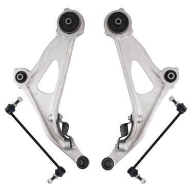 Imagem de maXpeedingrods 4Pcs Front Lower Control Arm Kit for Nissan Pathfinder 2013-2019, for Infiniti QX60 2014-2019, for Infiniti JX35 2013, Suspension Kit with Ball Joint Sway Bar End Link, K623063, K623064