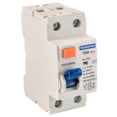 Imagem de Interruptor TDR-25 2P 25 A 30 mA 6 KA Tramontina