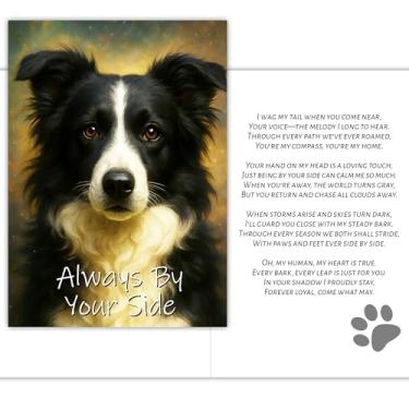 Imagem de Moving Truths Love Note from Your Dog Card | A Dog's Message of Leyalty and Devotion - Border Collie