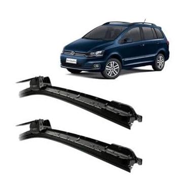 Imagem de TIGER AUTO - KIT PALHETA DIANTEIRA EM SILICONE - APLICAÇÃO VW SPACE FOX 2013 ATÉ 2018 - "ENCAIXE ESPECÍFICO TL1"