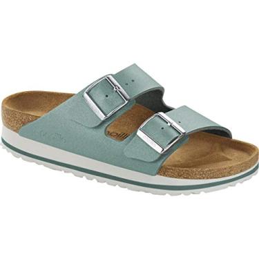 Imagem de Sandálias femininas Birkenstock Arizona grossas, Ocean Breeze Bf, 10-10.5 Narrow Women/10-10.5 Narrow Men
