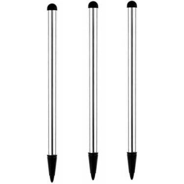 Imagem de Conjunto de canetas Stylus universal, pacote com 3, lápis de ponta fina com rejeição de palma para iPhone, iPad, tablets Android