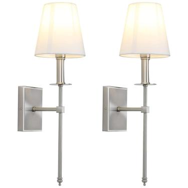 Imagem de Conjunto de Luminária de Parede com 2 Peças, Estilo Industrial Rústico Clássico e Supor...