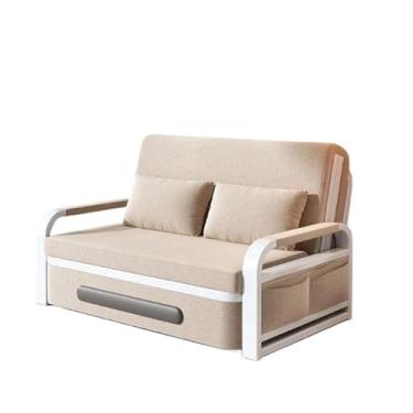 Imagem de Sofá-cama dobrável Cama telescópica multifuncional, sofá dobrável de varanda(Médio)