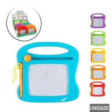 Imagem de Mini Lousa Mágica 10,5x11cm Color - Tudo em Caixa