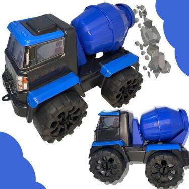 Imagem de Caminhão De Brinquedo Infantil Betoneira Grande Articulado - Europio
