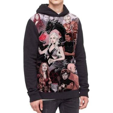 Imagem de Moletom Com Capuz Game Of Thrones Ref:202 - smoke, Preto, PP