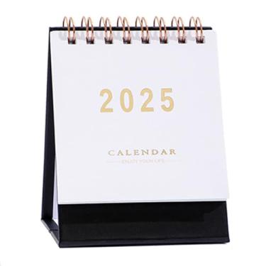 Imagem de Mini calendário de mesa 2024-2025, calendário de mesa pequeno de julho de 2024 a dezembro de 2025 18 calendário mensal de mesa para escritório em casa, branco